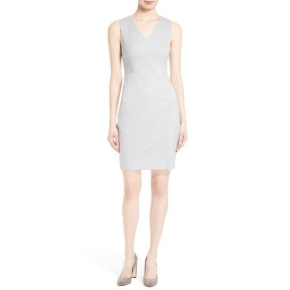Ted Baker London grey Radiiad sheath dress size 2